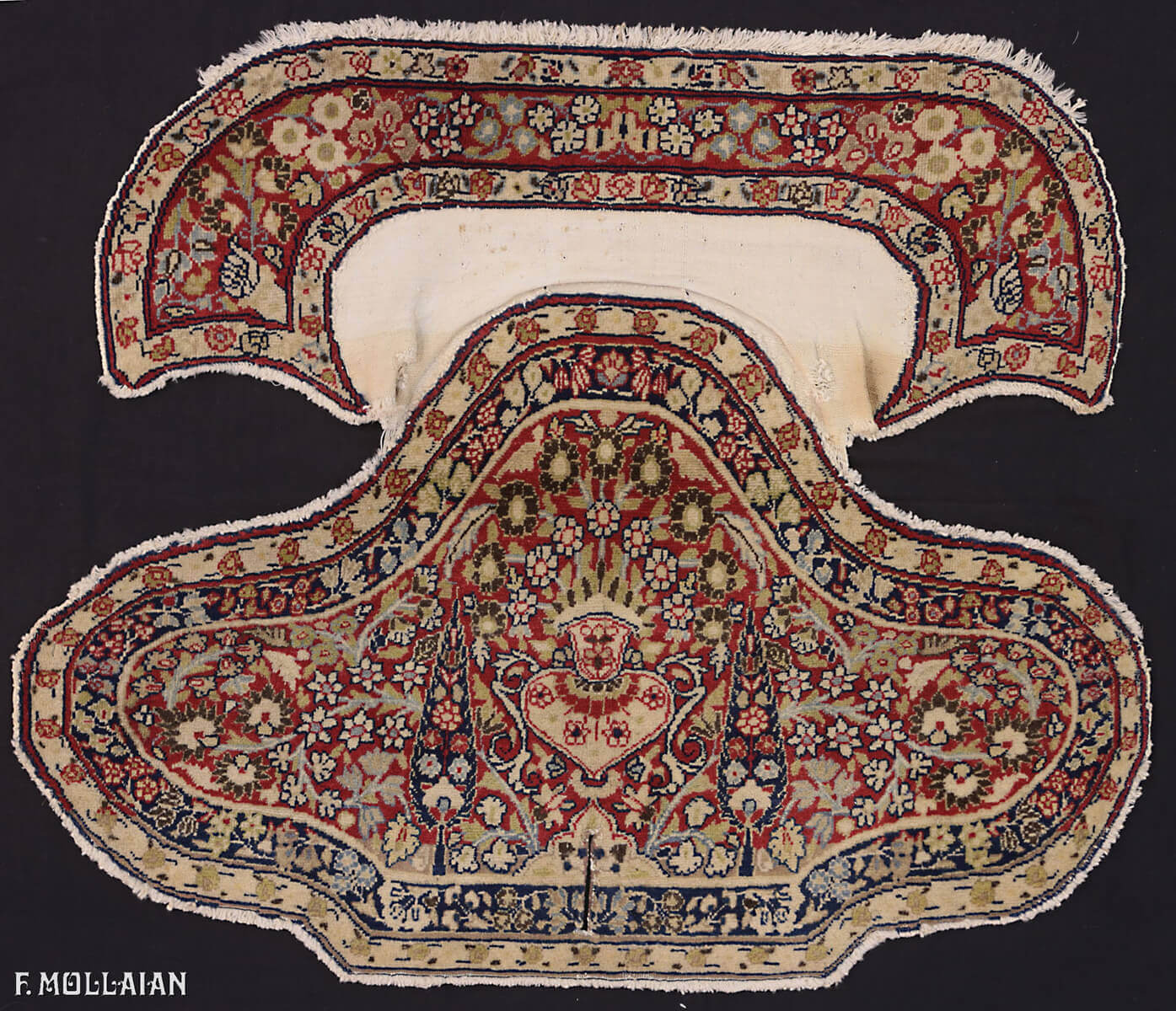 Tapis Persan Antique Kerman n°:12639589